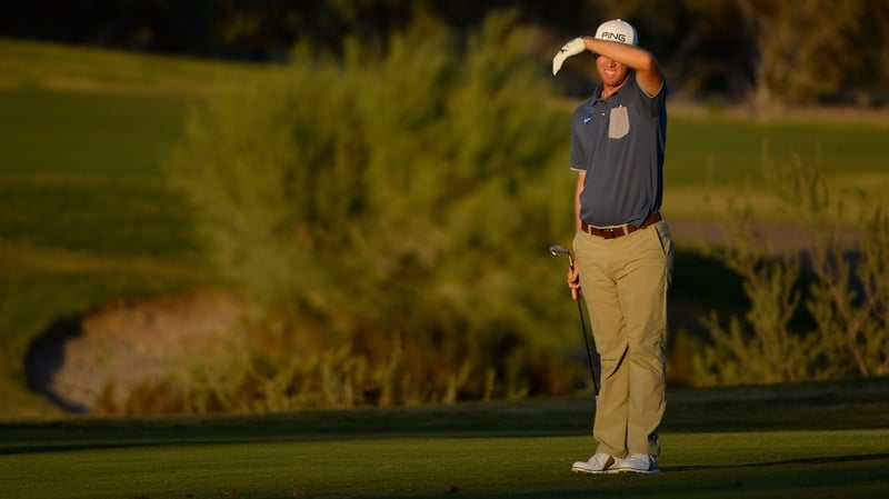 Seamus Power's 14-hole round included five birdies