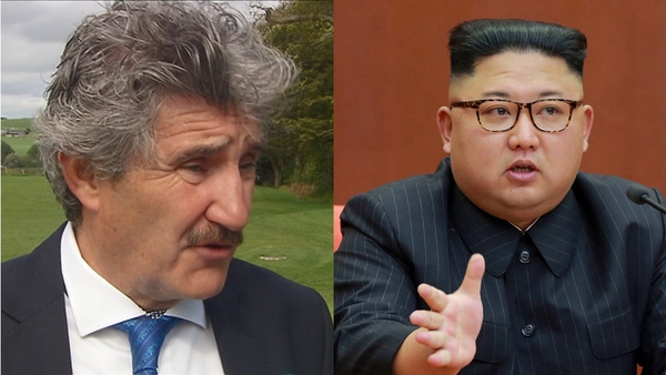 Independent Alliance TD John Halligan and North Korean leader Kim Jong-un