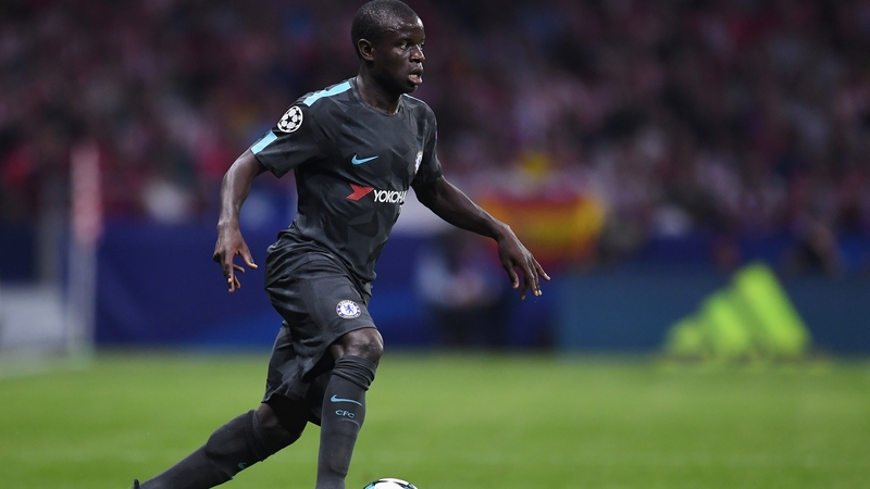 Kante will face a late fitness test before the clash with Manchester United