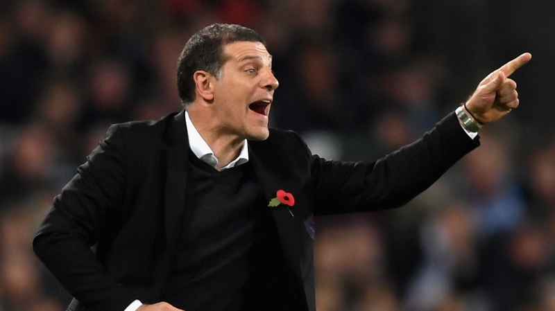 Under-pressure West Ham manager Slaven Bilic