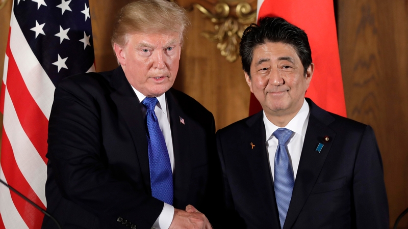 US President Donald Trump says North Korea's nuclear programme is a 'threat to the civilised world'