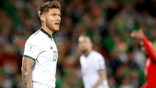 The Republic of Ireland squad took part in a training session at the FAI National Centre.