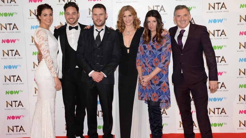 Emmerdale stars Gemma Atkinson, Adam Thomas, Danny Miller, Samantha Giles, Katheryn Dow Blyton and Tony Audenshaw