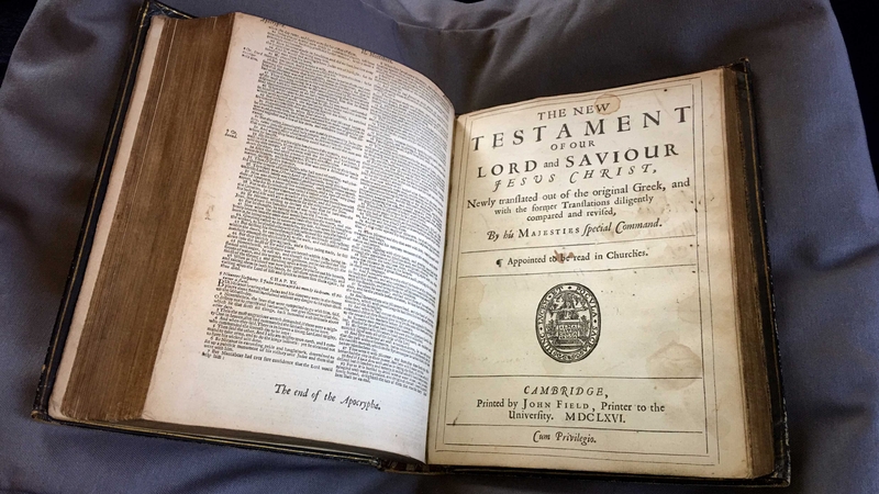 The 1666 Cambridge University Press edition is one of only two in Ireland