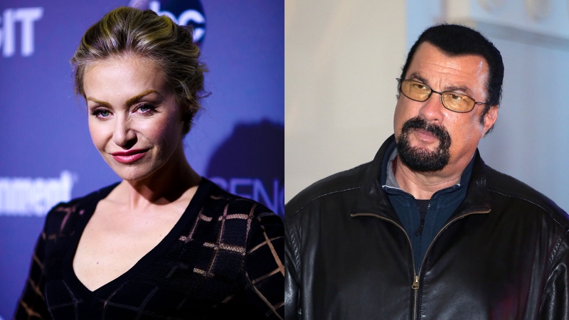 Portia de Rossi accuses Steven Seagal of sexual harassment
