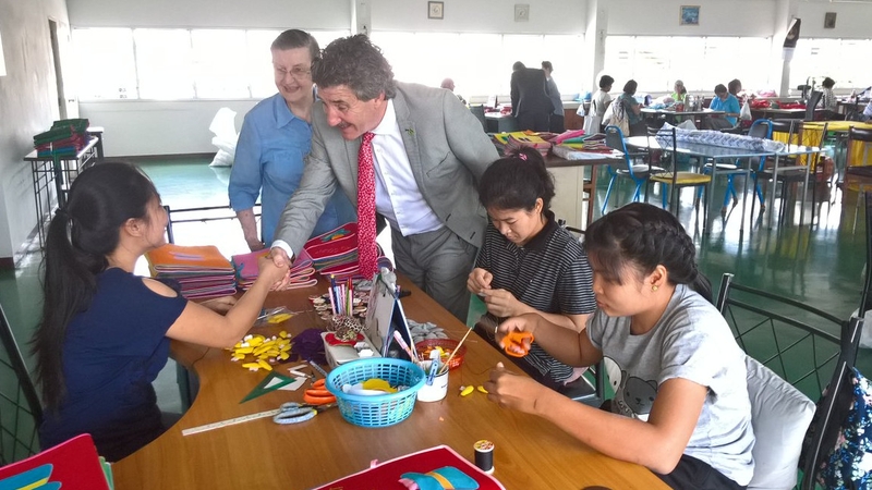 John Halligan is in Thailand on state business with the Department of Education