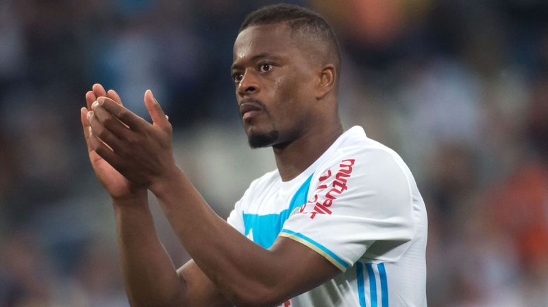 Patrice Evra clashed with a supporter before the Europa League match against Vitoria