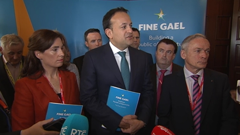 Leo Varadkar said the Government was committed to "turning the tide" on homelessness figures