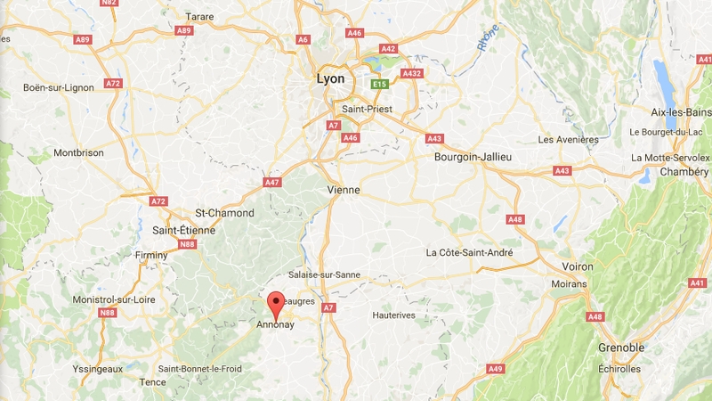 A young Irish woman Eimear Noonan, who was working in Annonay, was reported missing on Wednesday (Pic: Google Maps)