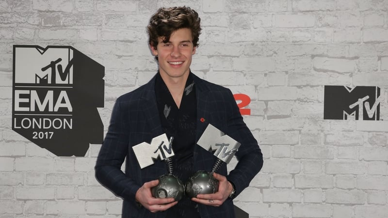 Shawn Mendes takes home three MTV Europe Music Awards