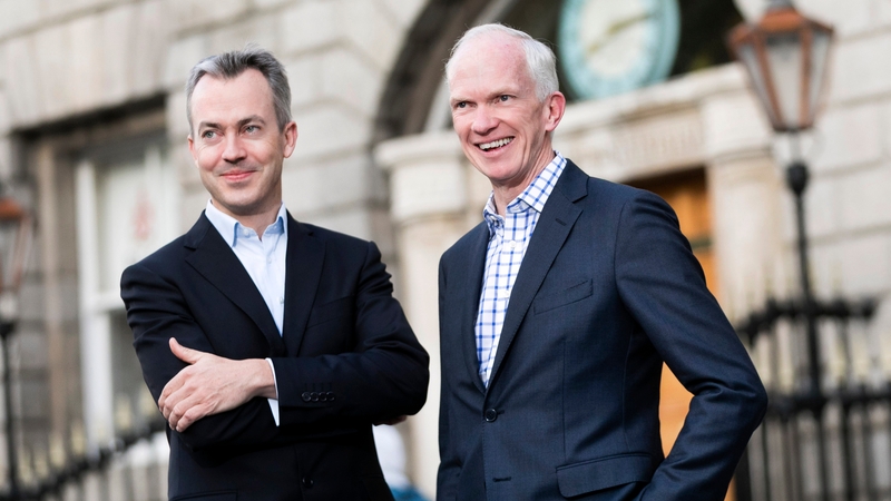 Leo Casey, head of BGF in Ireland, and Stephen Welton, the company's CEO