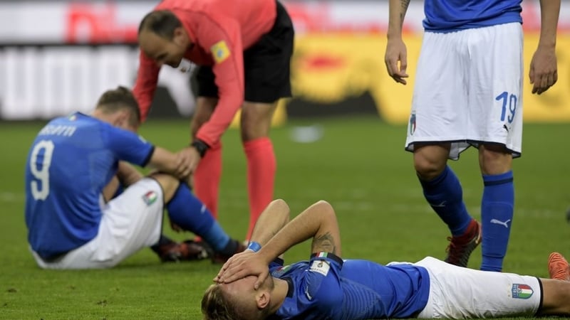 Italy have failed to qualify for a World Cup for first time in 60 years