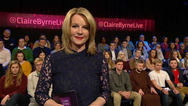 Claire Byrne Live - Homelessness, Ireland vs.Denmark, Alcoholism