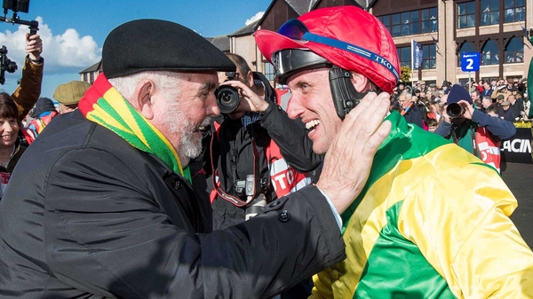 Alan Potts (L) with Robbie Power
