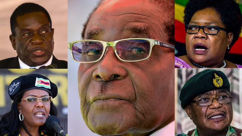Robert Mugabe has led Zimbabwe for decades, but now he's under pressure from all sides