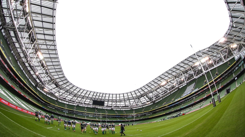 The Ireland team at the captain's run