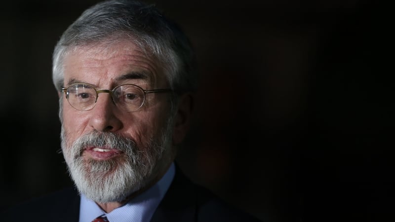 Gerry Adams announced his intention to step down as party leader two weeks ago