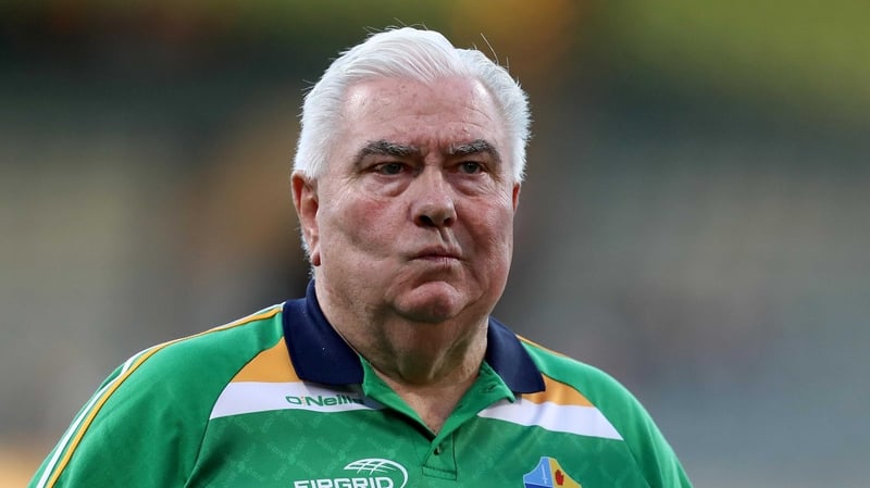 A disappointed Joe Kernan after Ireland's loss in Perth