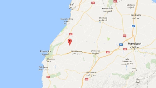 The town of Sidi Boulaalam is located around 150km west of Marrakesh (Pic: Google Maps)