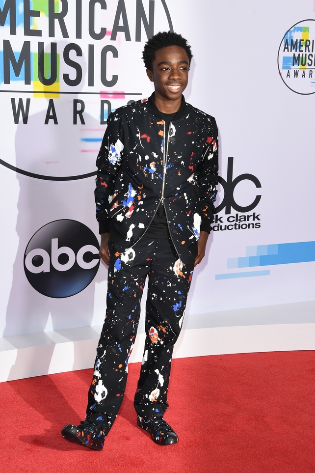 Stanger Things star Caleb McLaughlin looked out of this world in a 3.1 Phillip Lim suit.