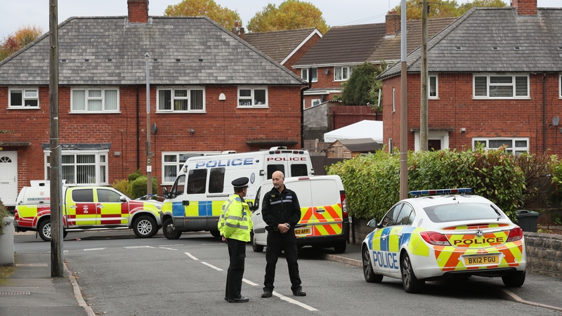 File photo of police at the scene in Hamstead, Birmingham, after the two children died