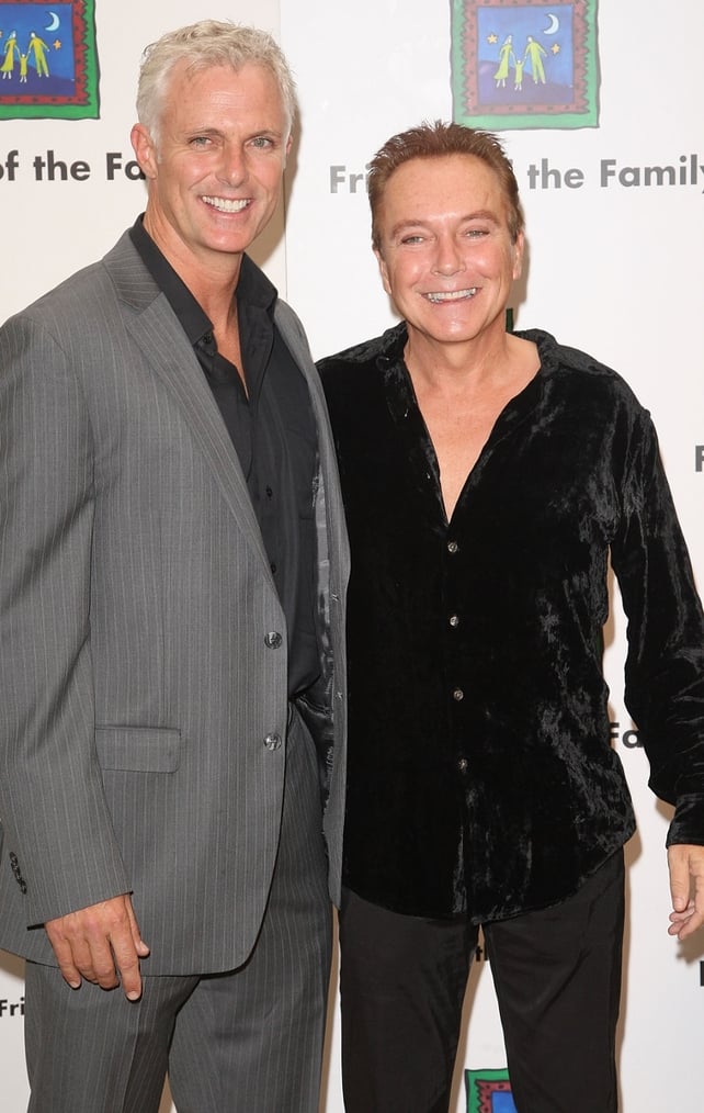 David Cassidy and Patrick Cassidy arrives at the 13th annual Families Matter benefit celebration on May 29, 2009