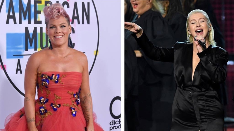 Pink - "You all perpetuate keeping women apart b/c you're afraid of the power we have when we get together."