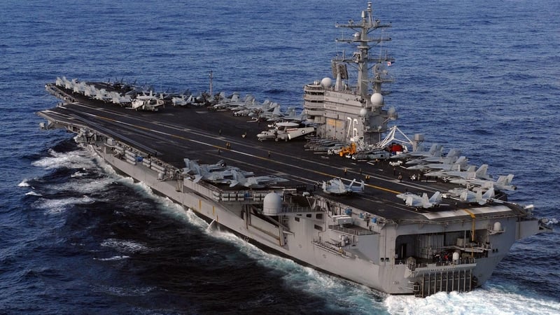 The aircraft was returning to the USS Ronald Reagan carrier