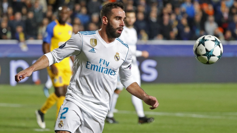 Dani Carvajal's booking would have seen him miss Madrid's final group game