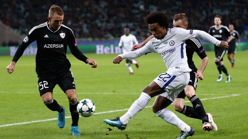 Willian starred for Chelsea