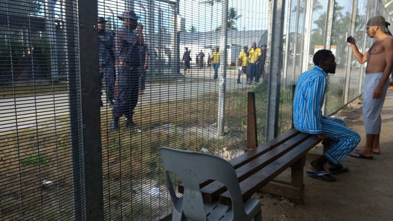 The detention camp has been criticised by the UN and human rights groups