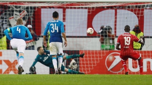 Sehrou Guirassy secured the victory for Cologne with a second-half penalty.