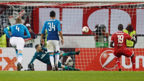 Sehrou Guirassy secured the victory for Cologne with a second-half penalty.