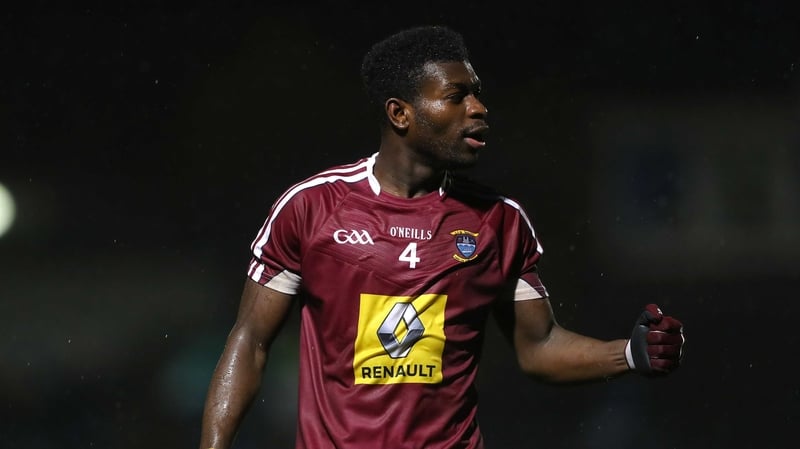 Boidu Sayeh plays football for Westmeath