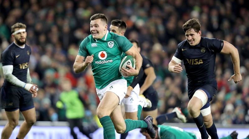 Jacob Stockdale is hoping his try-scoring smile returns on Saturday