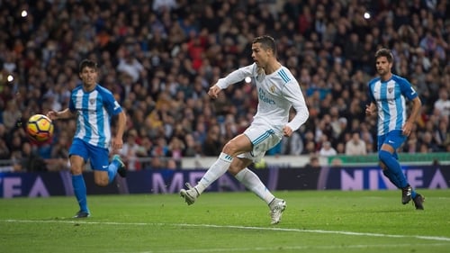 Cristiano Ronaldo scored at the second time of asking