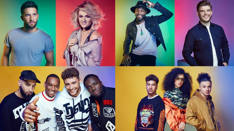 The six X Factor live tour acts, with one extra to be chosen by public vote