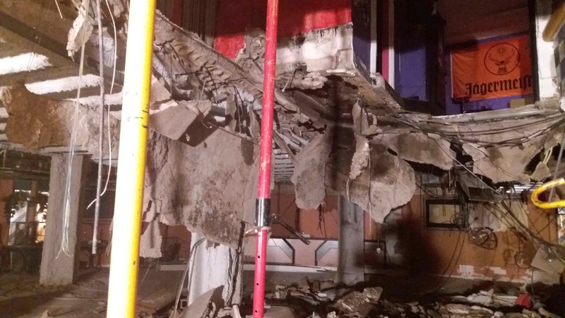 The 22 injured were taken to hospital, including two of them in serious condition