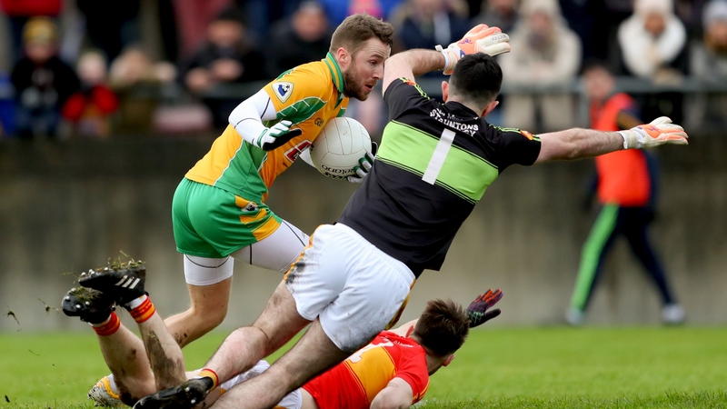 Corofin's Micheal Lundy on his way to scoring a goal in the Connacht decider