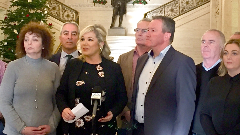 Michelle O'Neill said the British government had not produced any firm proposals to move the process forward