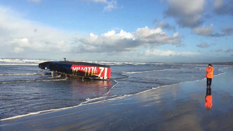 Illumia 12 drifted for 3,000km before washing up on Kerry beach