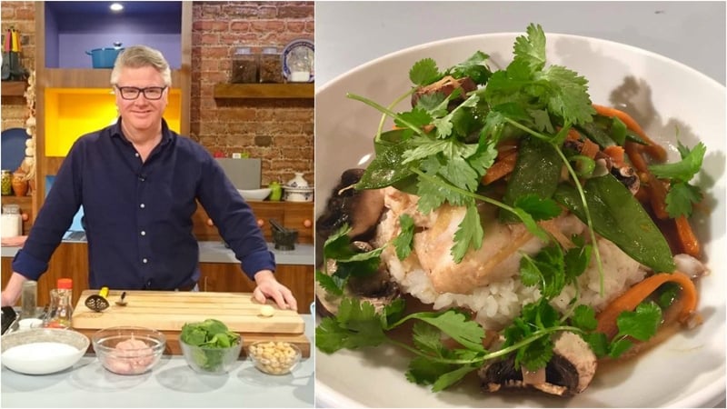 Paul Flynn's Soy cod with gingered veg