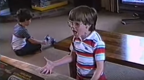 Could this kid BE anymore excited!
