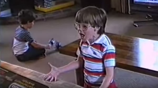 Could this kid BE anymore excited!