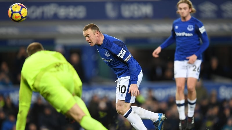 Rooney opens the scoring for the Toffees