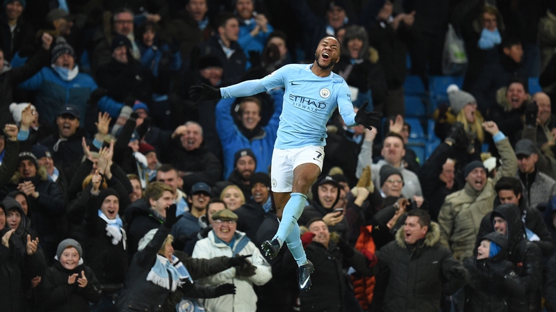 Sterling netted a late City winner