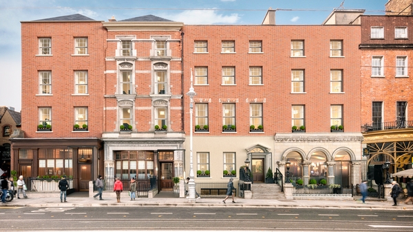 An architect's representation of the proposed redevelopment scheme in Dublin's Dawson Street