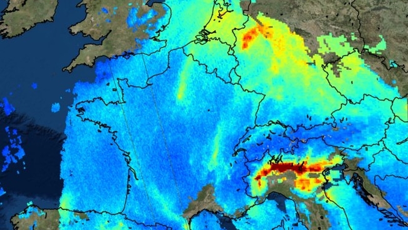 The craft was launched last month with the task of monitoring air quality around the world