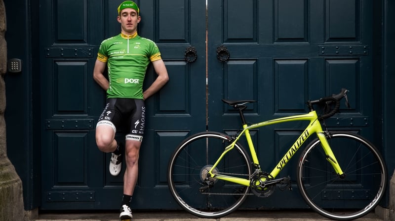 Eddie Dunbar has returned to cycling after a five-month layoff