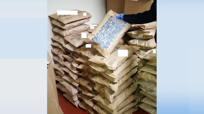 It is one of the largest drugs seizures in Dublin this year (Pic: Garda Press Office)
